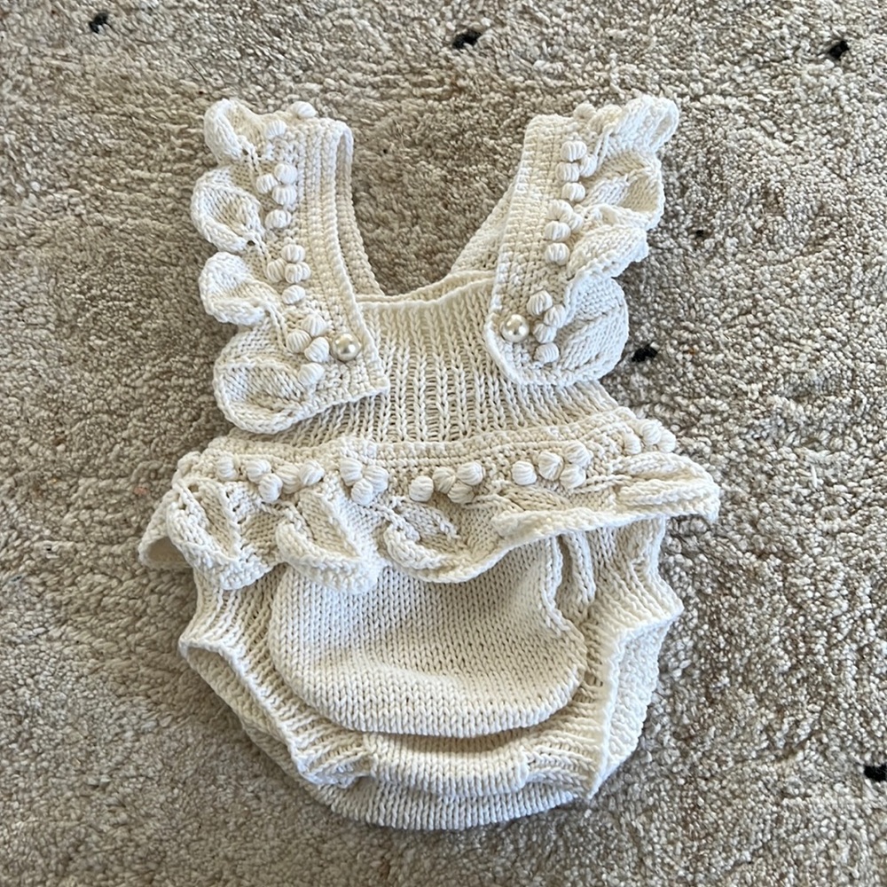 Organize cotton custom made romper